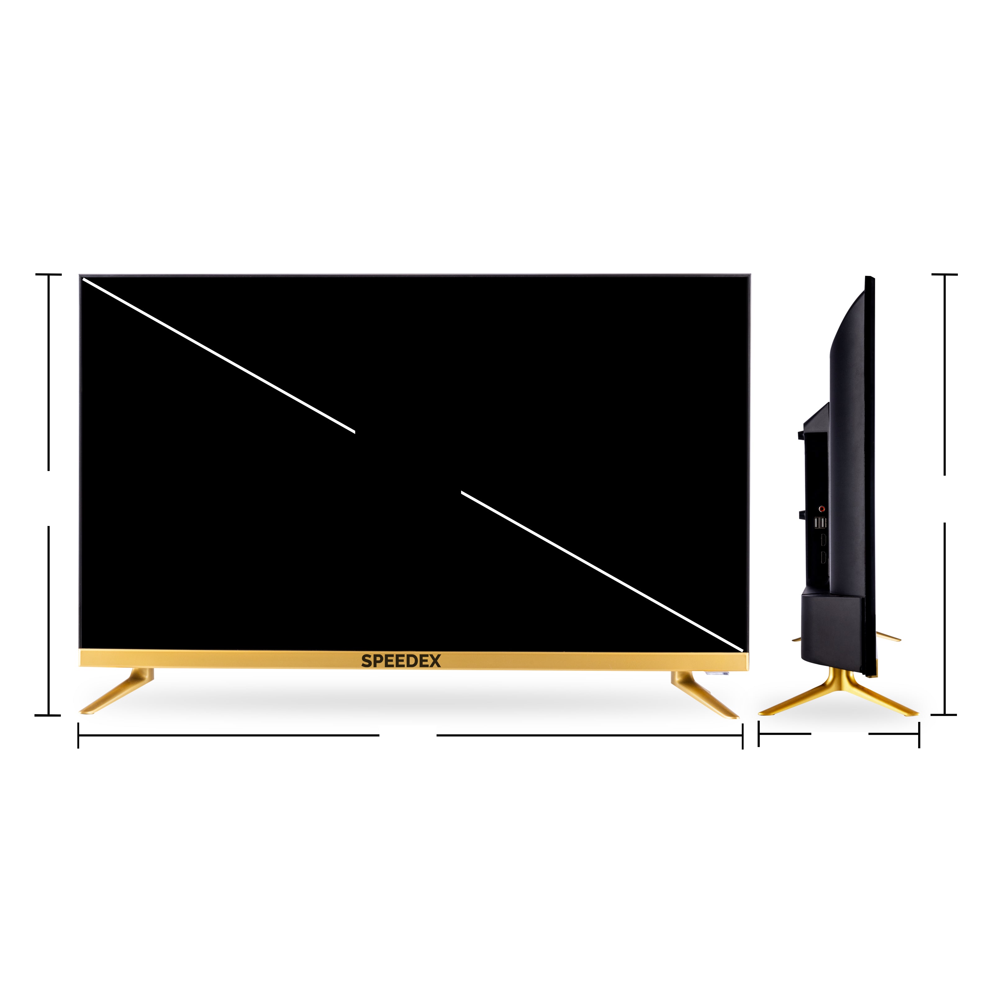 Speedex Gold 80 cm (32 inch) LED TV - HD Ready with Ultra Slim Frame and Bluetooth Connectivity