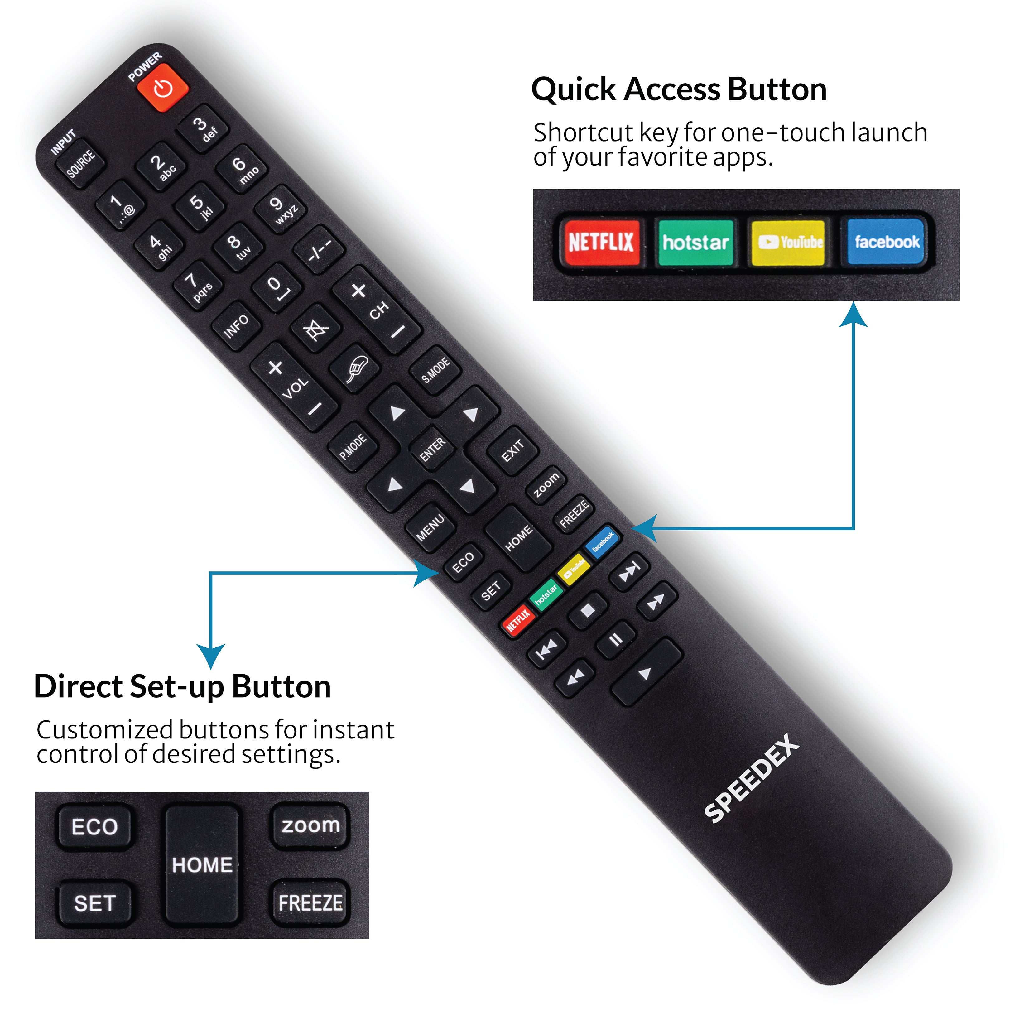 Speedex 60 cm (24 inch) LED TV- HD Ready with A Plus Grade Panel